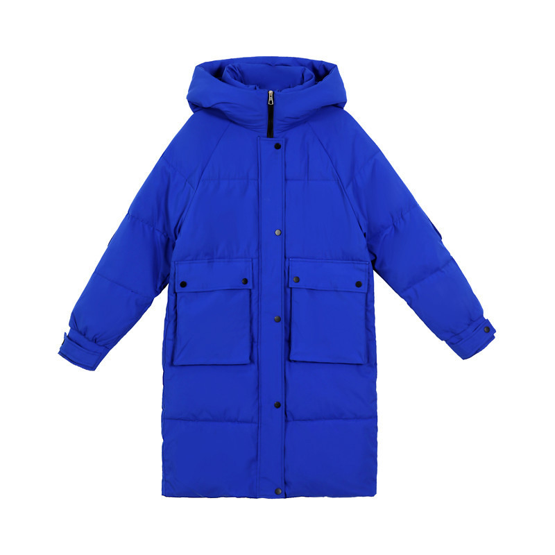 Padded long jacket for women